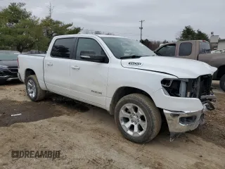 2022 Ram 1500 Lone Star with VIN 1C6SRFFT8NN361352, listed as a Copart auction lot 43051805 with 46,734 mi miles and Salvage title. Bid and sale history available at DreamBid. Image 4.