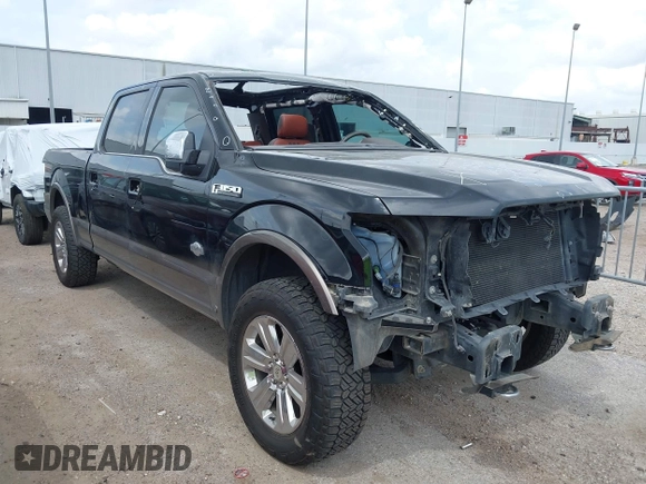 2018 Ford F-150 XL with VIN 1FTFW1E57JFC00021, listed as a IAAI auction lot 42113808 with 94,626 mi miles and . Bid and sale history available at DreamBid. Image 1.