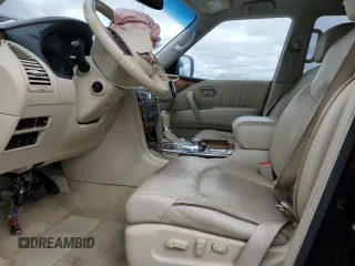 2012 Infiniti QX56 7-passenger z VIN JN8AZ2NE5C9021621, wystawiony jako Copart lot #53484825 z przebiegiem 139 453 mil mil oraz Szkoda całkowita • Salvage title. Historia ofert i sprzedaży dostępna na DreamBid. Obrazek 7.