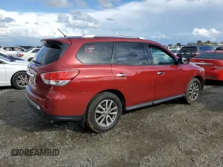 2015 Nissan Pathfinder SV with VIN 5N1AR2MNXFC676339, listed as a Copart auction lot 49507415 with 135,278 mi miles and Salvage Title. Bid and sale history available at carsss.com. Image 3.