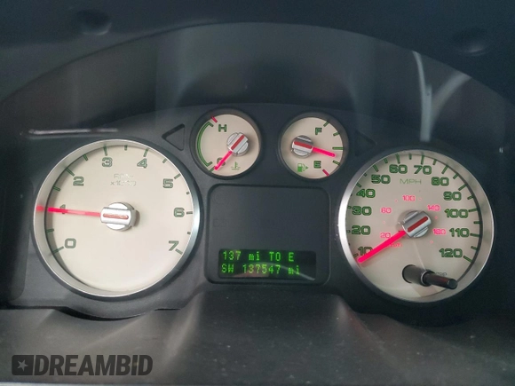 2006 Ford Five Hundred Limited with VIN 1FAHP25156G167309, listed as a Copart auction lot 84726214 with 137,547 mi miles and Salvage Title. Bid and sale history available at carsss.com. Image 9.