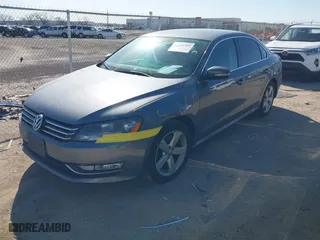 2015 Volkswagen Passat 1.8T S with VIN 1VWAS7A38FC116213, listed as a IAAI auction lot 41749385 with 169,599 mi miles. Bid and sale history available at carsss.com. Image 2.