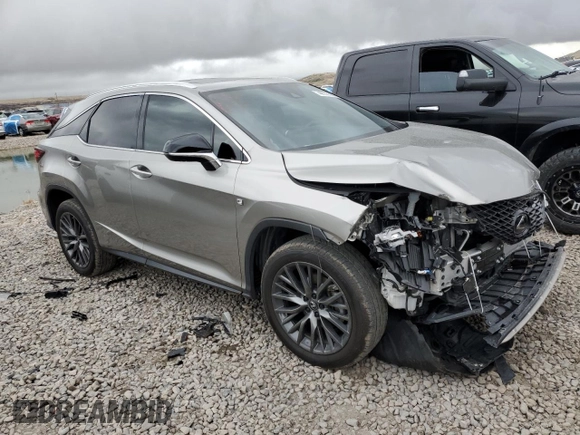 2022 Lexus RX with VIN 2T2SZMDA1NC362551, listed as a Copart auction lot 48558595 with 29,872 mi miles and Salvage Title. Bid and sale history available at carsss.com. Image 4.