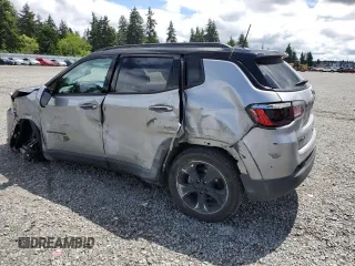 2021 Jeep Compass Altitude with VIN 3C4NJDBB3MT586386, listed as a Copart auction lot 58869495 with Not provided miles and Salvage title. Bid and sale history available at DreamBid. Image 2.