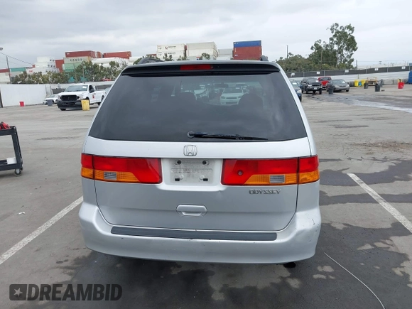 2003 Honda Odyssey EX-L with VIN 5FNRL18943B030373, listed as a IAAI auction lot 41867289 with 179,718 mi miles and . Bid and sale history available at DreamBid. Image 16.