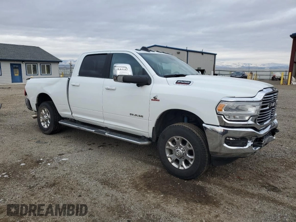2023 Ram 2500 Laramie with VIN 3C6UR5FL6PG533411, listed as a Copart auction lot 85919074 with 0 mi miles and Salvage Title. Bid and sale history available at carsss.com. Image 4.