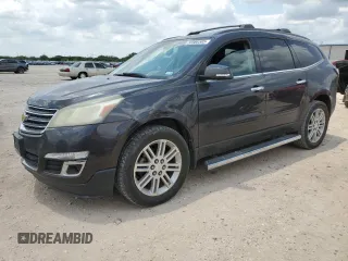 2015 Chevrolet Traverse LT z VIN 1GNKRGKD0FJ370950, wystawiony jako Copart lot #55980585 z przebiegiem 170 055 mil mil oraz Szkoda całkowita • Salvage title. Historia ofert i sprzedaży dostępna na DreamBid. Obrazek 1.