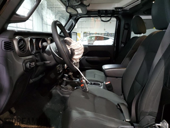 2020 Jeep Wrangler Sport S with VIN 1C4GJXAN0LW131400, listed as a Copart auction lot 44266995 with 73,576 mi miles and Salvage title. Bid and sale history available at DreamBid. Image 7.