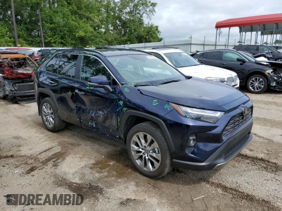 2022 Toyota RAV4 with VIN 2T3D1RFB1NW269519, listed as a Copart auction lot 64848373 with 12,538 mi miles and . Bid and sale history available at DreamBid. Image 4.