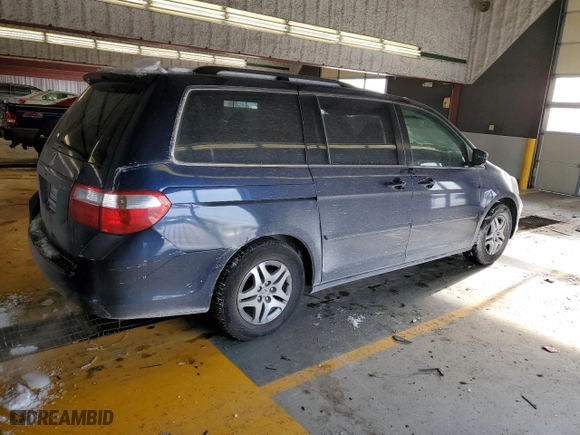 2005 Honda Odyssey EX-L with VIN 5FNRL38775B067771, listed as a Copart auction lot 45670385 with 117,220 mi miles and Salvage Title. Bid and sale history available at carsss.com. Image 3.