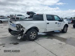 2018 Ford F-150 XL with VIN 1FTEW1CP6JFA19802, listed as a Copart auction lot 51819635 with 65,366 mi miles and Salvage Title. Bid and sale history available at carsss.com. Image 3.