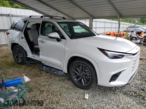2024 Lexus TX 350 z VIN 5TDAAAA62RS009111, wystawiony jako Copart lot #66615844 z przebiegiem 203 mil mil oraz Czysty tytuł • Clean title. Historia ofert i sprzedaży dostępna na DreamBid. Obrazek 4.