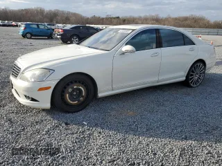2008 Mercedes-Benz S-Class 5.5L V8 with VIN WDDNG86X68A236247, listed as a Copart auction lot 47034965 with 148,010 mi miles and Salvage Title. Bid and sale history available at carsss.com. Image 1.