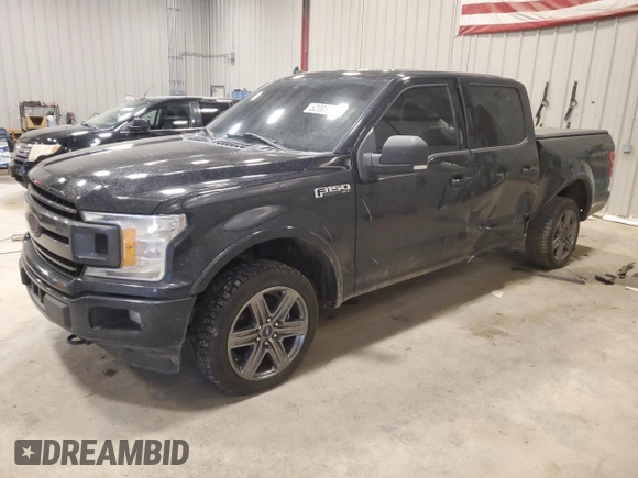 2020 Ford F-150 XL with VIN 1FTEW1E59LFA01308, listed as a Copart auction lot 52005385 with 63,711 mi miles and Salvage Title. Bid and sale history available at carsss.com. Image 1.