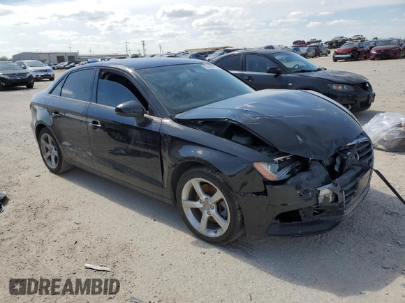 2015 Audi A3 1.8T Premium with VIN WAUACGFF3F1005693, listed as a Copart auction lot 53287873 with 129,942 mi miles. Bid and sale history available at carsss.com. Image 4.
