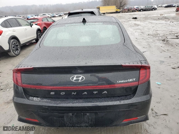 2022 Hyundai Sonata Limited with VIN KMHL34J25NA175966, listed as a Copart auction lot 44896965 with 29,111 mi miles and Salvage Title. Bid and sale history available at carsss.com. Image 6.