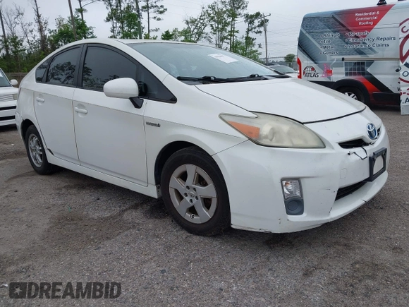 2011 Toyota Prius I with VIN JTDKN3DUXB1463897, listed as a IAAI auction lot 41930431 with 350,478 mi miles. Bid and sale history available at carsss.com. Image 1.