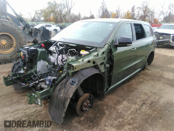 2020 Dodge Durango R/T with VIN 1C4SDJCT0LC356816, listed as a IAAI auction lot 40948429 with Not provided miles and . Bid and sale history available at DreamBid. Image 16.