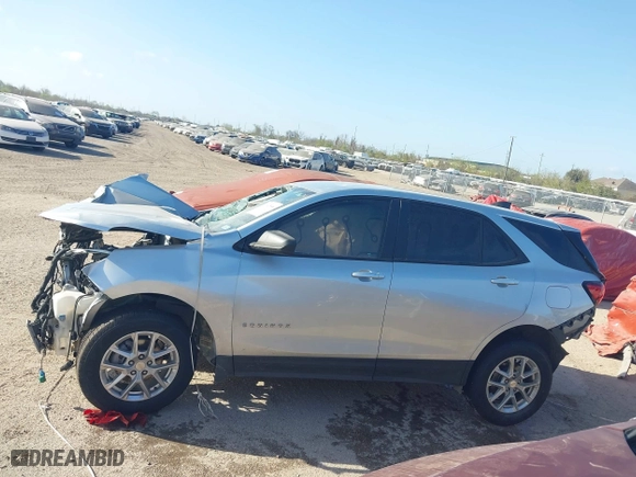 2022 Chevrolet Equinox LS with VIN 3GNAXHEV6NS115776, listed as a IAAI auction lot 39114588 with 1 mi miles. Bid and sale history available at carsss.com. Image 14.