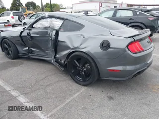 2021 Ford Mustang GT with VIN 1FA6P8CF8M5137349, listed as a IAAI auction lot 41896001 with Not Provided miles. Bid and sale history available at carsss.com. Image 3.