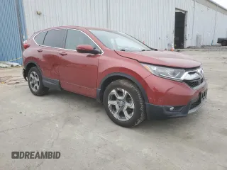 2017 Honda CR-V EX with VIN 2HKRW2H55HH645646, listed as a Copart auction lot 52140925 with 41,500 mi miles and Salvage Title. Bid and sale history available at carsss.com. Image 4.