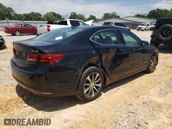 2015 Acura TLX with VIN 19UUB1F37FA023248, listed as a Copart auction lot 56684205 with 95,344 mi miles and Salvage title. Bid and sale history available at DreamBid. Image 3.