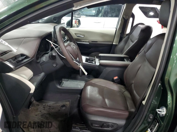 2023 Toyota Sienna Platinum with VIN 5TDESKFC1PS097942, listed as a Copart auction lot 50408805 with 15,101 mi miles and Salvage Title. Bid and sale history available at DreamBid. Image 7.