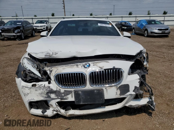 2013 BMW 5 Series 528i xDrive with VIN WBAXH5C59DD114652, listed as a Copart auction lot 59970575 with Not provided miles and Salvage title. Bid and sale history available at DreamBid. Image 5.