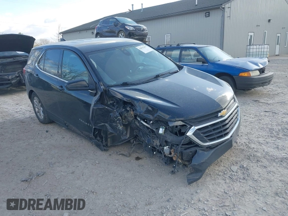 2020 Chevrolet Equinox LT with VIN 2GNAXKEV6L6197615, listed as a IAAI auction lot 42033417 with 100,449 mi miles and . Bid and sale history available at carsss.com. Image 1.