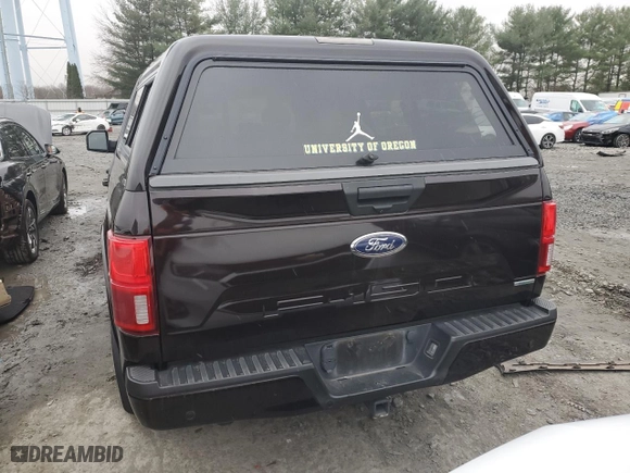 2019 Ford F-150 XL with VIN 1FTEW1E44KFB74563, listed as a Copart auction lot 86022034 with 0 mi miles and Salvage Title. Bid and sale history available at carsss.com. Image 6.