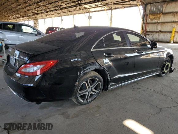 2015 Mercedes-Benz CLS 400 z VIN WDDLJ6HB9FA147915, wystawiony jako Copart lot #50195795 z przebiegiem 131 550 mil mil oraz Szkoda całkowita • Salvage title. Historia ofert i sprzedaży dostępna na DreamBid. Obrazek 3.