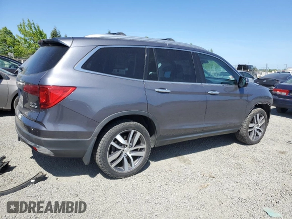 2018 Honda Pilot Elite с VIN 5FNYF6H01JB035108, выставлен на аукционе Copart как лот 56334025 с пробегом 63 898 миль миль и Списание • Salvage title. История ставок и продаж доступна на DreamBid. Изображение 3.