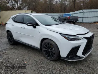 2022 Lexus NX with VIN 2T2KGCEZ1NC002409, listed as a Copart auction lot 84606604 with 25,572 mi miles and Salvage Title. Bid and sale history available at carsss.com. Image 4.