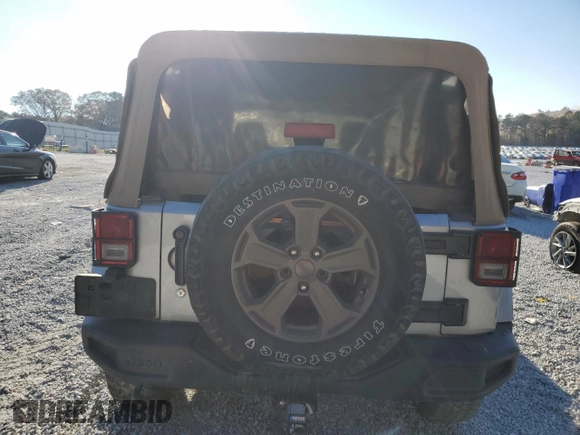 2018 Jeep Wrangler JK Unlimited Sport S with VIN 1C4BJWDG2JL871448, listed as a Copart auction lot 82932434 with 125,144 mi miles and Clean Title. Bid and sale history available at carsss.com. Image 6.