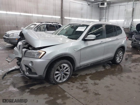 2013 BMW X3 xDrive28i with VIN 5UXWX9C52DL874015, listed as a IAAI auction lot 41542818 with 84,610 mi miles. Bid and sale history available at carsss.com. Image 17.