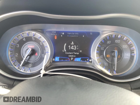 2022 Chrysler 300 Touring L with VIN 2C3CCADG6NH163115, listed as a Copart auction lot 50265605 with 63,629 mi miles and Salvage Title. Bid and sale history available at DreamBid. Image 9.