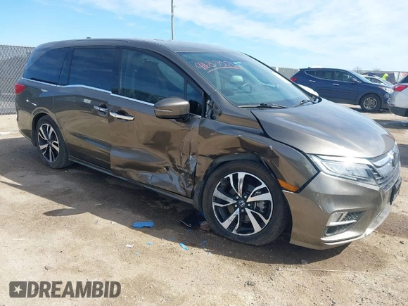 2018 Honda Odyssey Elite with VIN 5FNRL6H96JB069458, listed as a IAAI auction lot 41687526 with 41,004 mi miles and . Bid and sale history available at DreamBid. Image 1.