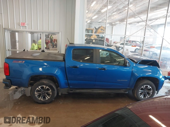 2021 Chevrolet Colorado 4WD Z71 with VIN 1GCGTDEN7M1141049, listed as a IAAI auction lot 41223962 with 62,114 mi miles and . Bid and sale history available at DreamBid. Image 13.