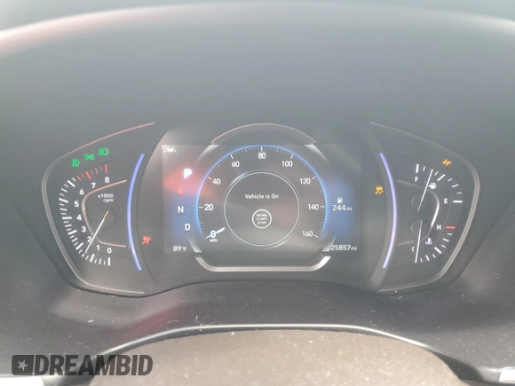 2019 Hyundai Santa Fe SEL Plus z VIN 5NMS33ADXKH034243, wystawiony jako Copart lot #53391755 z przebiegiem 25 857 mil mil oraz Nie do naprawy • Non repairable. Historia ofert i sprzedaży dostępna na DreamBid. Obrazek 9.