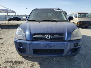 2008 Hyundai Tucson GLS with VIN KM8JM12B98U708552, listed as a Copart auction lot 52815575 with 228,948 mi miles and Salvage Title. Bid and sale history available at DreamBid. Image 5.