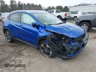 2018 Honda HR-V EX-L Navi with VIN 3CZRU6H76JM712764, listed as a IAAI auction lot 41715709 with 100,604 mi miles. Bid and sale history available at carsss.com. Image 1.