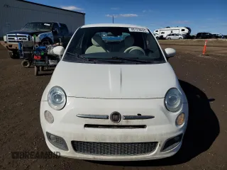 2014 FIAT 500 Sport with VIN 3C3CFFBR7ET205565, listed as a Copart auction lot 48123655 with 137,044 mi miles and Salvage Title. Bid and sale history available at carsss.com. Image 5.