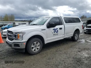 2019 Ford F-150 XL with VIN 1FTMF1C59KKD92917, listed as a Copart auction lot 52052585 with 73,251 mi miles and Salvage Title. Bid and sale history available at carsss.com. Image 1.