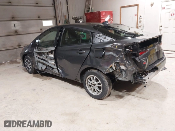 2019 Toyota Prius LE with VIN JTDL9RFUXK3007993, listed as a IAAI auction lot 41934751 with 101,150 mi miles and . Bid and sale history available at DreamBid. Image 3.