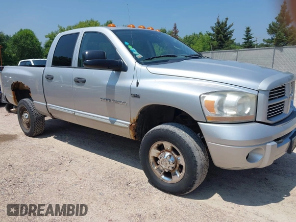 2006 Dodge 2500 SLT with VIN 3D7KS28D76G284730, listed as a IAAI auction lot 42716906 with 128,281 mi miles and . Bid and sale history available at DreamBid. Image 1.