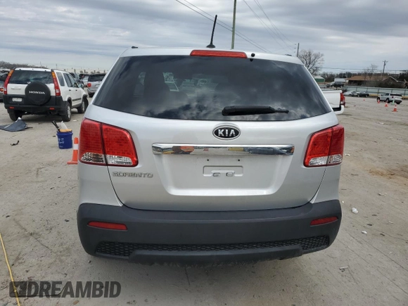 2012 Kia Sorento LX with VIN 5XYKT4A19CG233176, listed as a Copart auction lot 44507375 with 0 mi miles and Clean Title. Bid and sale history available at carsss.com. Image 6.
