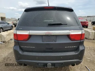 2013 Dodge Durango Citadel with VIN 1C4SDHET9DC562563, listed as a Copart auction lot 51685565 with 208,499 mi miles and Clean Title. Bid and sale history available at carsss.com. Image 6.