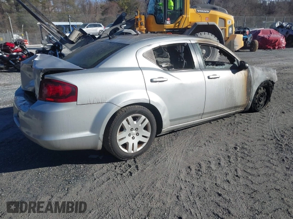 2011 Dodge Avenger Express with VIN 1B3BD4FB0BN599227, listed as a IAAI auction lot 41456859 with Not Provided miles and . Bid and sale history available at DreamBid. Image 4.