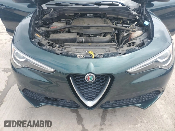 2020 Alfa Romeo Stelvio Ti z VIN ZASPAKBN9L7C76051, wystawiony jako Copart lot #46077985 z przebiegiem 61 261 mil mil oraz Szkoda całkowita • Salvage title. Historia ofert i sprzedaży dostępna na DreamBid. Obrazek 12.
