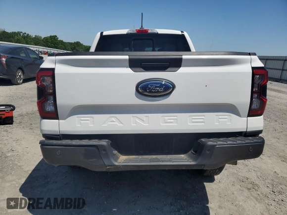 2024 Ford Ranger XLT with VIN 1FTER4GH6RLE06391, listed as a Copart auction lot 53747715 with 18,884 mi miles and Salvage title. Bid and sale history available at DreamBid. Image 6.